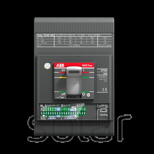 Tmax XT2N 160 Ekip LS/I In=160A 3p F F WYŁĄCZNIK KOMPAKTOWY