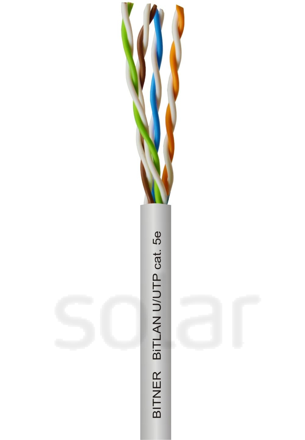 BiTLAN U/UTP 4x2x24 AWG (0,5) cat. 5e 200MHz drut 4 pary PVC